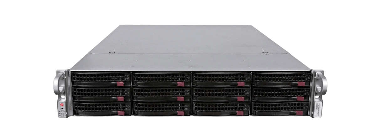 Сервер Supermicro SYS-6028U-TR4+ CSE-829 noCPU X10DRU-i+ 24хDDR4 softRaid IPMI 2х1000W PSU Ethernet 4х1Gb/s 12х3,5" BPN SAS826A FCLGA2011-3