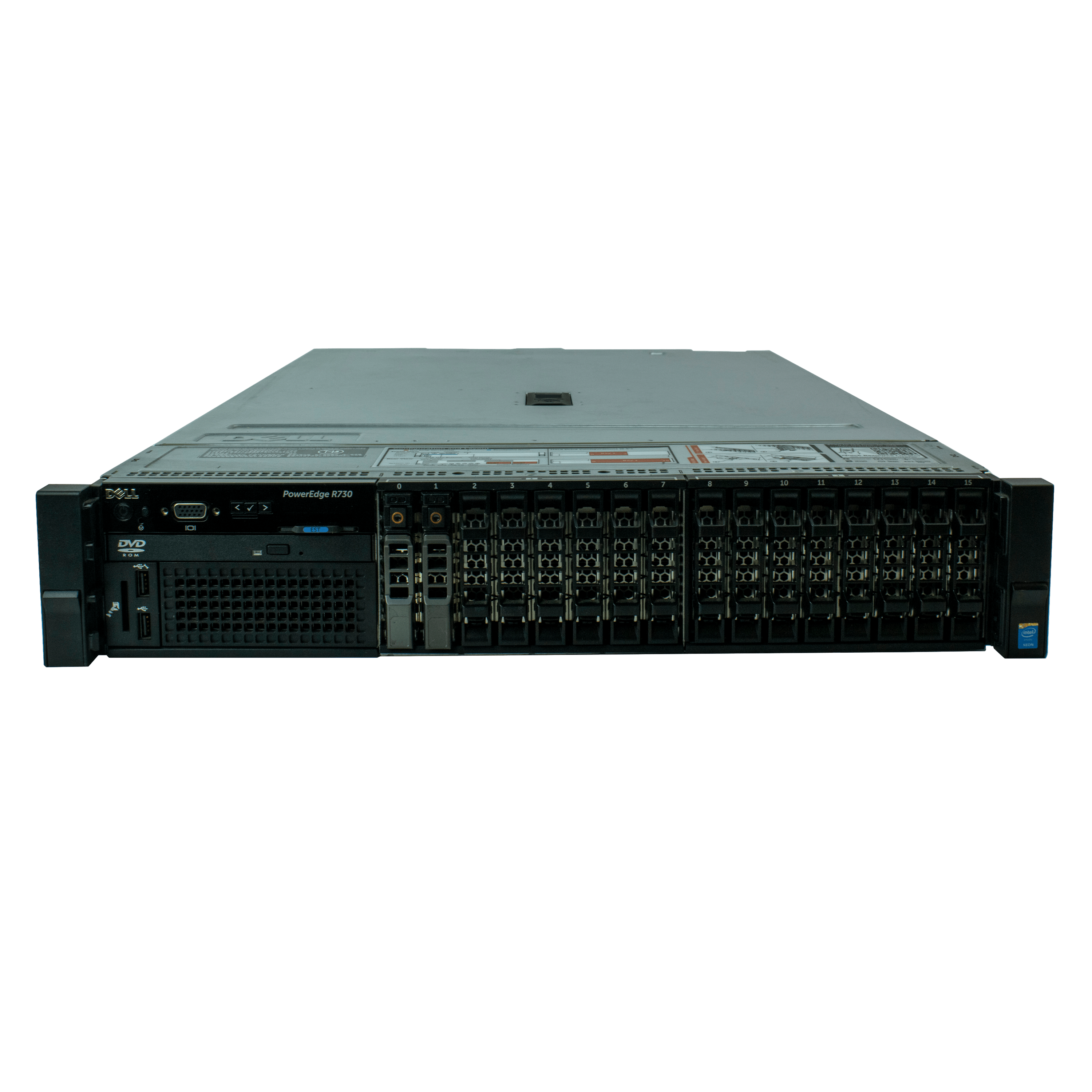 Сервер Dell PowerEdge R730 noCPU 24хDDR4 H730 iDRAC 2х750W PSU SFP+ 2x10Gb/s + Ethernet 2х1Gb/s 8х3,5" FCLGA2011-3
