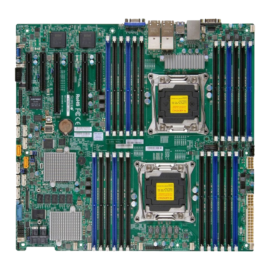 Материнская плата Supermicro X9DRI-LN4F+ rev 1.10 (V1 CPU only) FCLGA2011