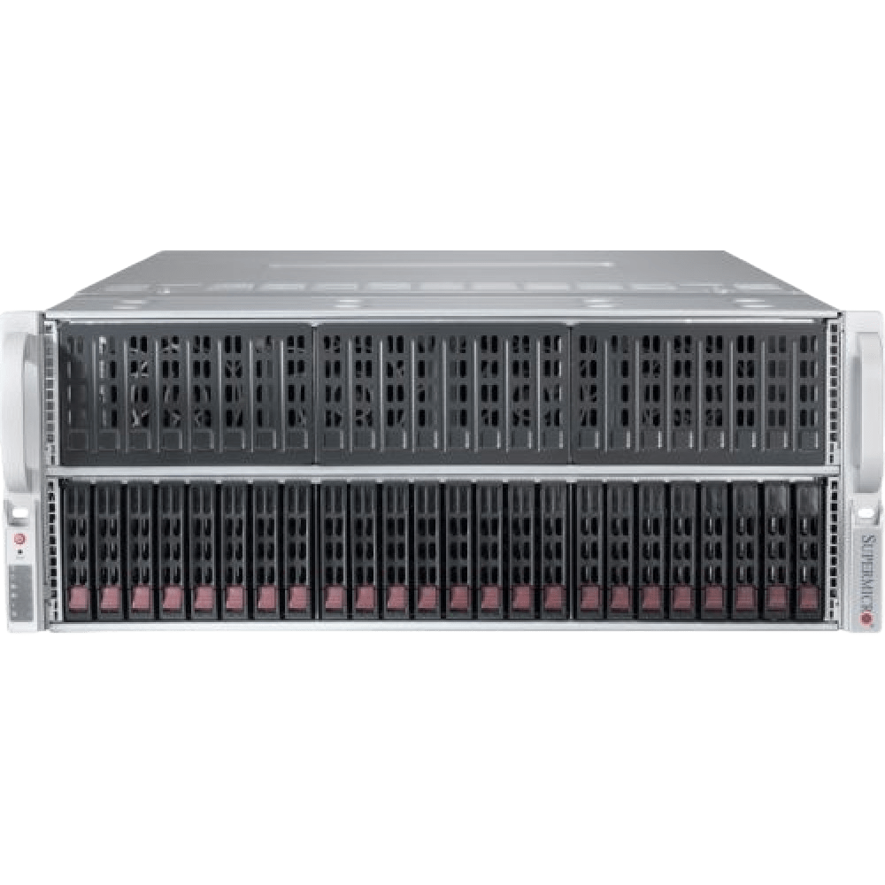 Сервер SUPERMICRO 24x2.5 CSE-418 X10DRG-OT+ BPN-SAS3-216A 8xCable GPU 1xRiser(X9DRG-O) PSU 4x1600W