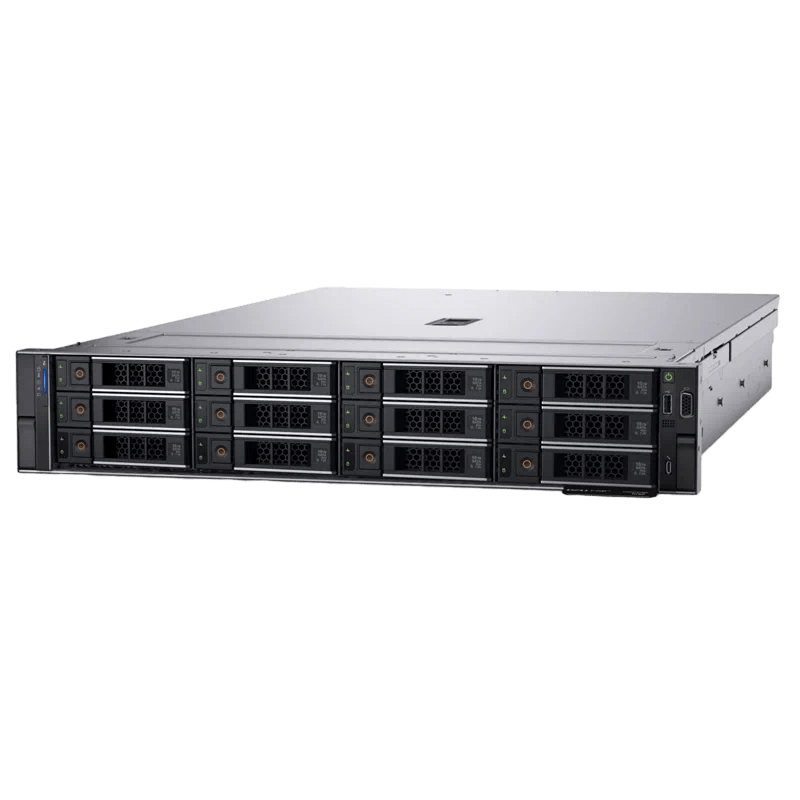 Сервер Dell PowerEdge R750xs noCPU - 16хDDR4 PERC H345 iDRAC 2х800W PSU Ethernet 2х1Gb/s 12х3,5" G34