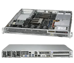 Сервер SUPERMICRO 2x2.5 CSE-514 X10DRW-ET 1xRiser 4xFAN PSU 2x400W