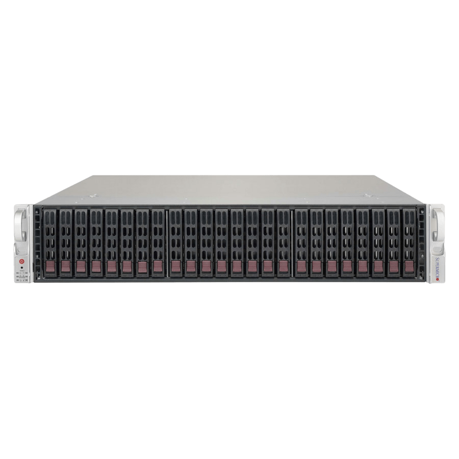 Сервер Supermicro SYS-2028 CSE-216A noCPU X10DRI 16хDDR4 softRaid IPMI 2х1280W PSU Ethernet 4х1Gb/s 24х2,5" FCLGA2011-3