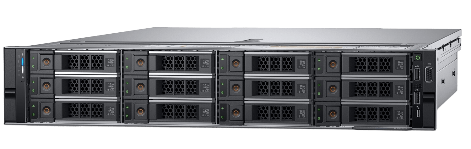 Сервер Dell PowerEdge R740xd noCPU 24хDDR4 H730 iDRAC 2х750W PSU Ethernet 4х1Gb/s 12х3,5" FCLGA3647