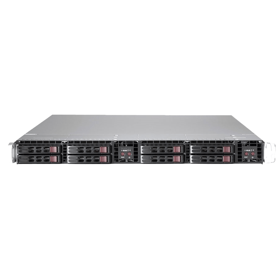 Сервер Supermicro SYS-1028 CSE-119U noCPU X10DRU-i+ 24хDDR4 softRaid IPMI 2х1W PSU Ethernet 4х1Gb/s 10х2,5" BPN SAS3-116-AN2 FCLGA2011-3