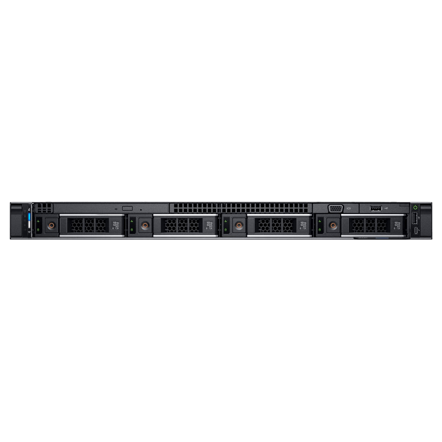 Сервер Dell PowerEdge R640 noCPU 24хDDR4 H330 iDRAC 2х750W PSU Ethernet 4х1Gb/s 4х3,5" FCLGA3647