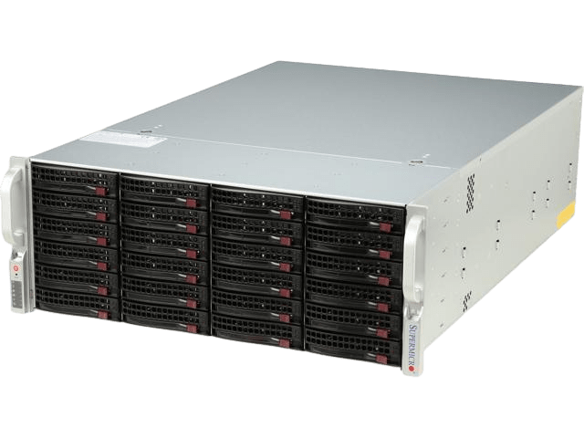 Сервер Supermicro SYS-6048R CSE-846 noCPU X10DRi 16хDDR4 softRaid IPMI 2х800W PSU Ethernet 2х1Gb/s 24х3,5" EXP SAS2-846EL1 FCLGA2011-3