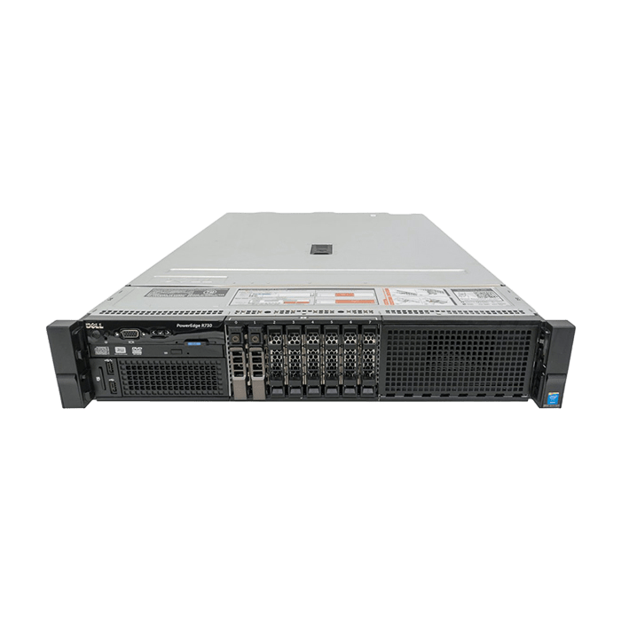 Сервер Dell PowerEdge R730 noCPU 24хDDR4 H730 iDRAC 2х750W PSU Ethernet 4х1Gb/s 8х2,5" FCLGA2011-3