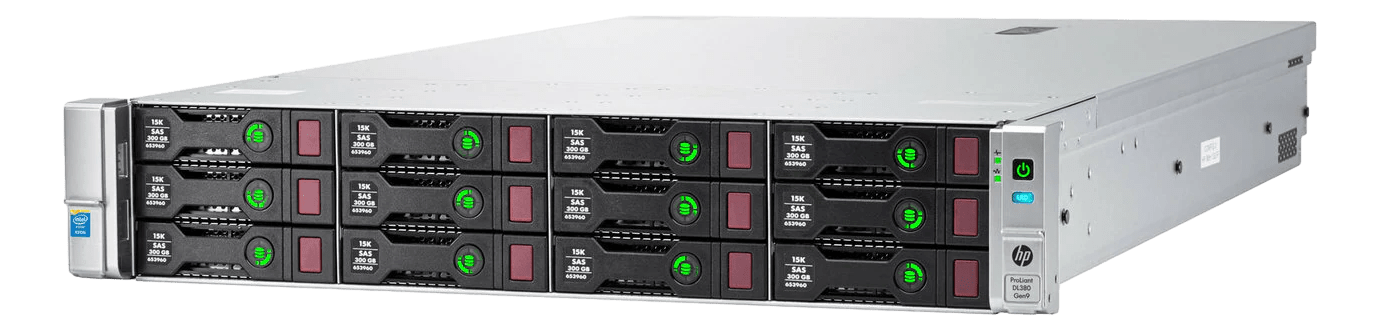 Сервер HP DL380 G9 noCPU 24хDDR4 P440ar 2GB iLo 2х500W PSU Ethernet 4х1Gb/s 12х3,5" FCLGA2011-3