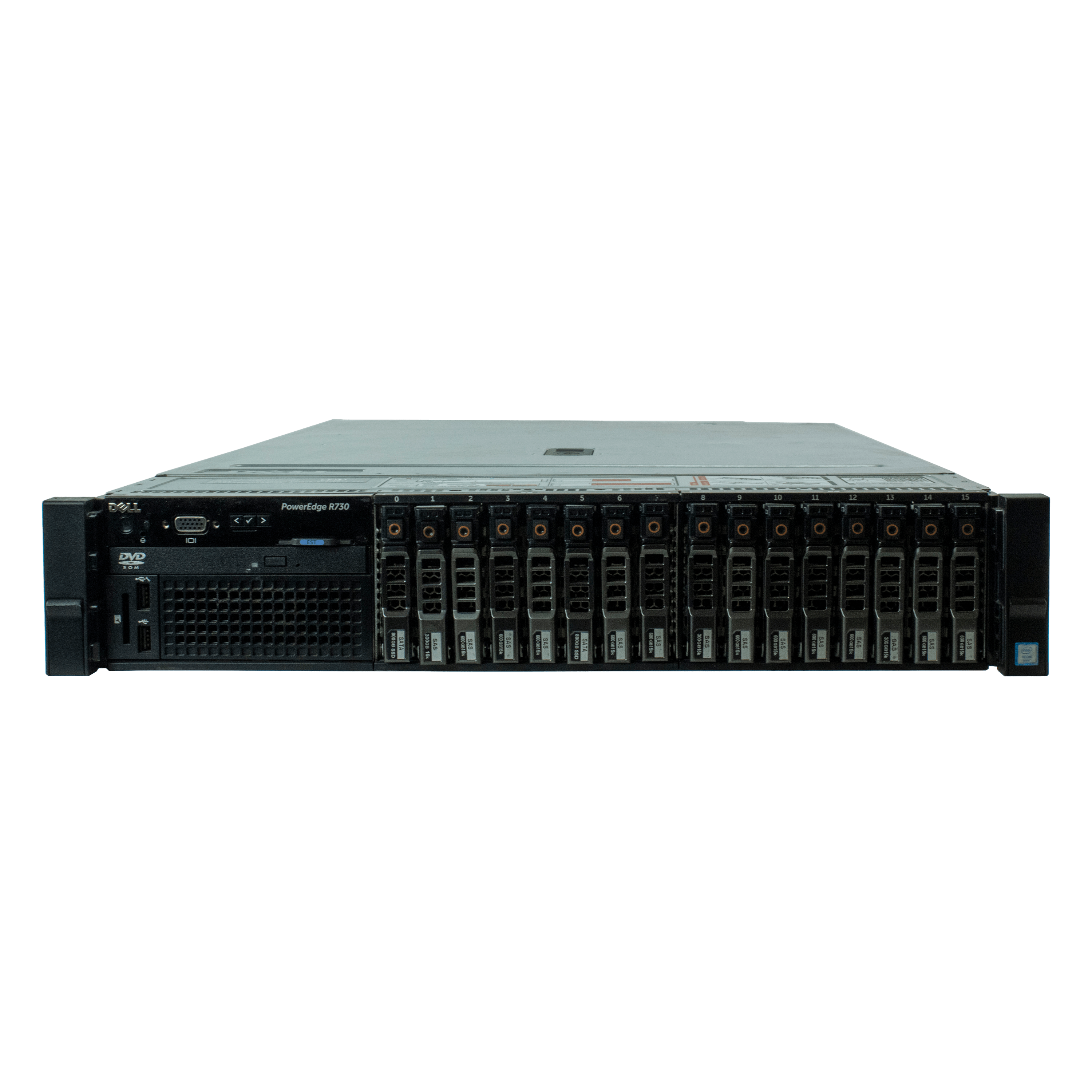 Сервер DELL R730 16x2.5 RAID H730p mini 3xRiser PSU 2x750W