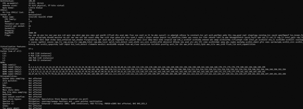 Dell-PowerEdge-R770-Dual-Intel-Xeon-6760P-lscpu-Output-1068x386.jpg Dell-PowerEdge-R770-Dual-Intel-Xeon-6760P-lscpu-Output-1068x386.jpg