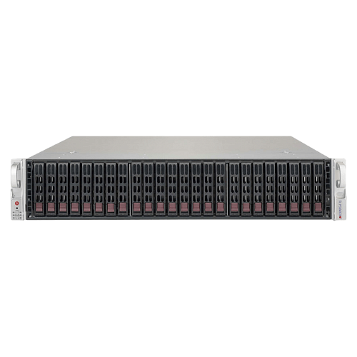 Сервер Supermicro SYS-2028R CSE-216 noCPU X10DRH-iT 16хDDR4 softRaid IPMI 2х920W PSU Ethernet 2х10Gb/s 26х2,5" BPN SAS3-216A-N4 FCLGA2011-3