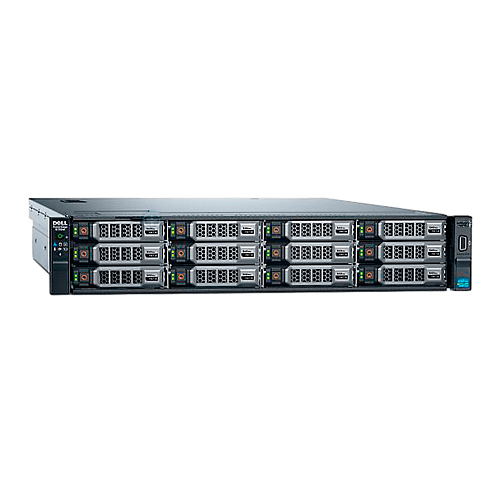 Сервер Dell PowerEdge R730xd noCPU 24хDDR4 H730 iDRAC 2х1100W PSU SFP+ 2x10Gb/s + Ethernet 2х1Gb/s 12х3,5" FCLGA2011-3