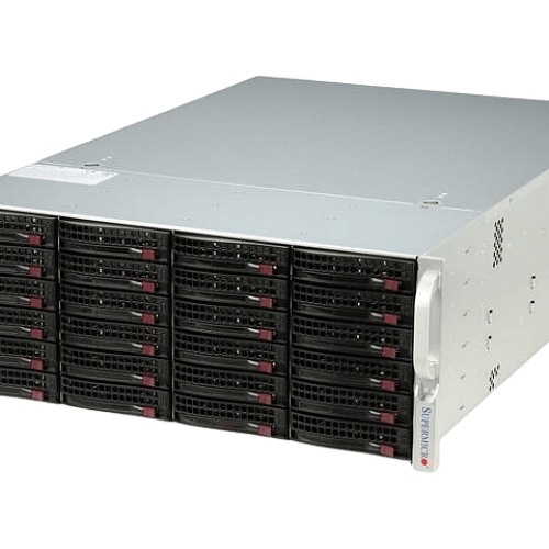 Сервер Supermicro SYS-6048 CSE-846 noCPU X10DRI 16хDDR4 softRaid IPMI 2х740W PSU Ethernet 2х1Gb/s 24х3,5" BPN SAS2-846EL1 FCLGA2011-3